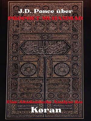 cover image of J.D. Ponce über Prophet Muhammad